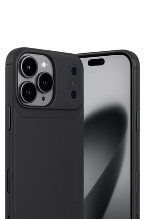 Newface Apple iPhone 17 Pro Max Auto Focus Karbon Kapak - Siyah