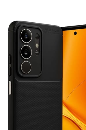 Newface Vivo Y29 4G Auto Focus Karbon Kapak - Siyah