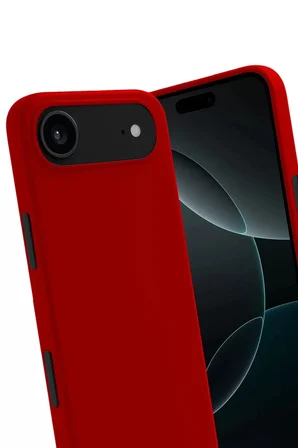 Newface Apple iPhone 17 Air First Silikon - Kırmızı