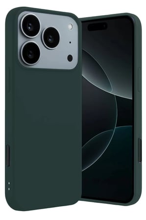 Newface Apple iPhone 17 Pro Max First Silikon - Koyu Yeşil