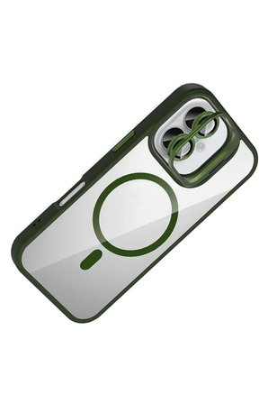 Joko Apple iPhone 17 Remim Lensli Magsafe Standlı Kapak - Koyu Yeşil