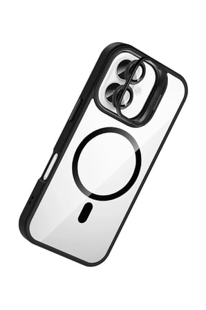 Joko Apple iPhone 17 Remim Lensli Magsafe Standlı Kapak - Siyah