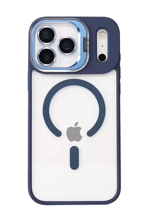 Joko Apple iPhone 17 Pro Max Remim Lensli Magsafe Standlı Kapak - Lacivert