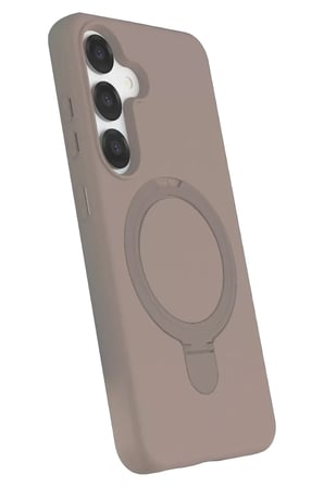 Newface Samsung Galaxy S25 Regal Magsafe Standlı Kapak - Çöl Titanyum