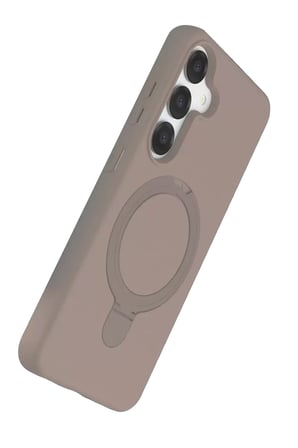 Newface Samsung Galaxy S25 Regal Magsafe Standlı Kapak - Çöl Titanyum