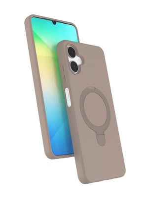 Newface Samsung Galaxy A06 Regal Magsafe Standlı Kapak - Çöl Titanyum