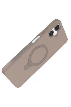 Newface Samsung Galaxy A06 Regal Magsafe Standlı Kapak - Çöl Titanyum