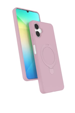 Newface Samsung Galaxy A06 Regal Magsafe Standlı Kapak - Açık Pembe