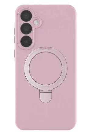 Newface Samsung Galaxy A35 5G Regal Magsafe Standlı Kapak - Açık Pembe