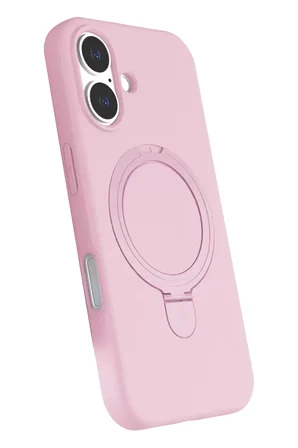 Newface Apple iPhone 16 Plus Regal Magsafe Standlı Kapak - Açık Pembe