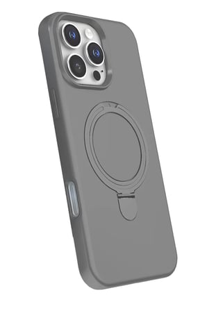 Newface Apple iPhone 16 Pro Regal Magsafe Standlı Kapak - Titan Gri