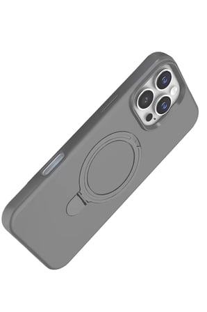 Newface Apple iPhone 16 Pro Regal Magsafe Standlı Kapak - Titan Gri