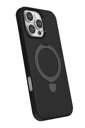 Newface Apple iPhone 16 Pro Regal Magsafe Standlı Kapak - Siyah