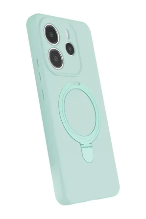 Newface Xiaomi Redmi Note 14 4G Regal Magsafe Standlı Kapak - Su Yeşili