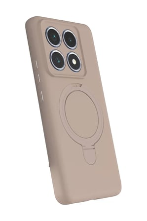 Newface Xiaomi Mi 14T Pro Regal Magsafe Standlı Kapak - Çöl Titanyum