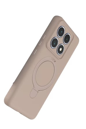 Newface Xiaomi Mi 14T Pro Regal Magsafe Standlı Kapak - Çöl Titanyum