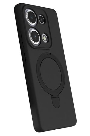 Newface Xiaomi Redmi Note 13 Pro 4G Regal Magsafe Standlı Kapak - Siyah
