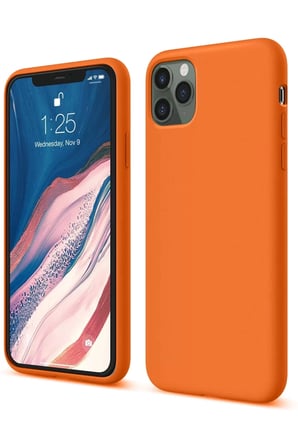Newface Apple iPhone 11 Pro Kılıf First Silikon - Turuncu