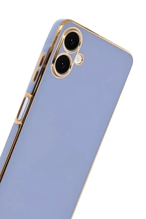 Newface Samsung Galaxy A07 4G Volet Silikon - Mavi