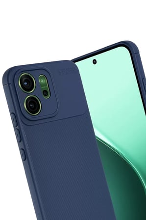Newface Oppo Reno 14 Auto Focus Karbon Kapak - Lacivert