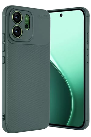 Newface Oppo Reno 14F Auto Focus Karbon Kapak - Koyu Yeşil