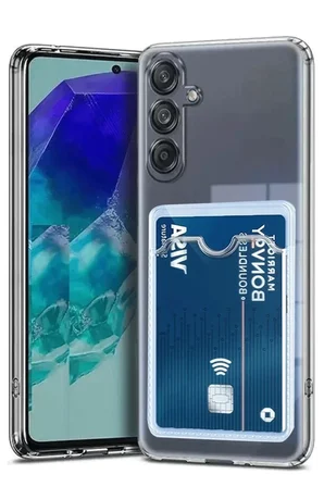 Newface Samsung Galaxy A17 5G Kart Şeffaf Silikon - Şeffaf