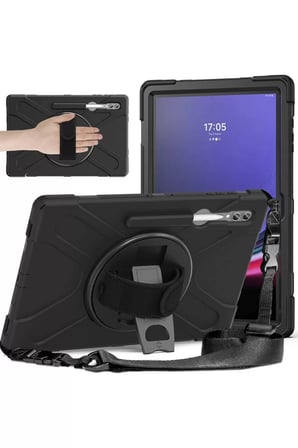 Newface Samsung Galaxy X930 Tab S11 Ultra 14.6 Kılıf Amazing Tablet Kapak - Siyah