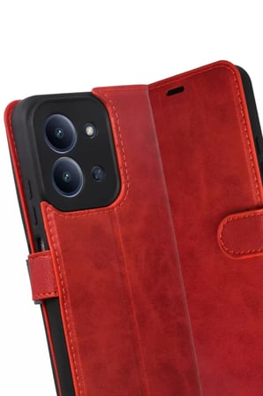 Newface Xiaomi Redmi 15C 4G Trend S Plus Kapaklı Kılıf - Kırmızı