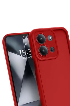 Newface Xiaomi Redmi 15C 4G Viera Silikon - Kırmızı