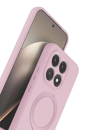 Newface Xiaomi Mi 15T Regal Magsafe Standlı Kapak - Açık Pembe