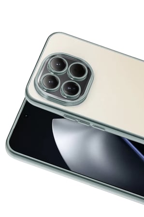 Newface Xiaomi Mi 15 Razer Lensli Silikon - Gümüş