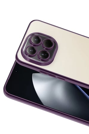 Newface Xiaomi Mi 15 Razer Lensli Silikon - Mor