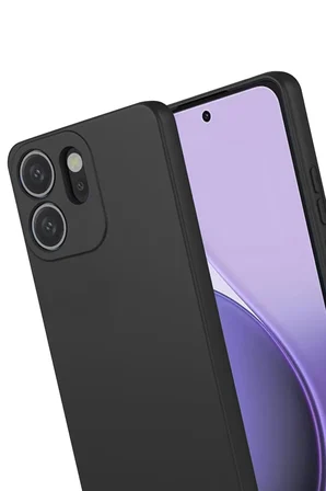 Newface Oppo Reno 14F First Silikon - Siyah