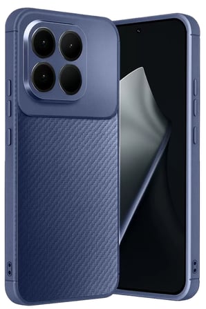 Newface Xiaomi Mi 15T Auto Focus Karbon Kapak - Lacivert