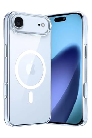 Newface Apple iPhone 17 Air Combo Sert Şeffaf Magsafe Kapak - Şeffaf