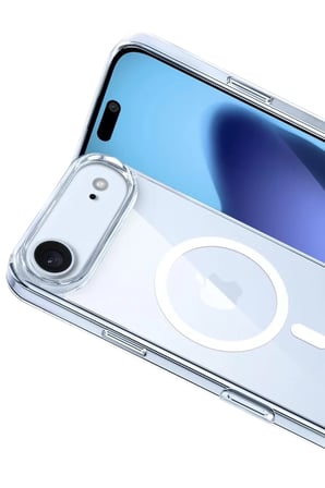 Newface Apple iPhone 17 Air Combo Sert Şeffaf Magsafe Kapak - Şeffaf