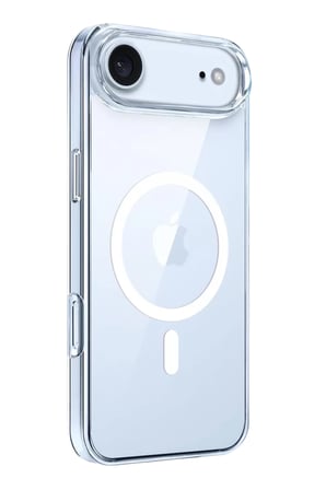 Newface Apple iPhone 17 Air Combo Sert Şeffaf Magsafe Kapak - Şeffaf