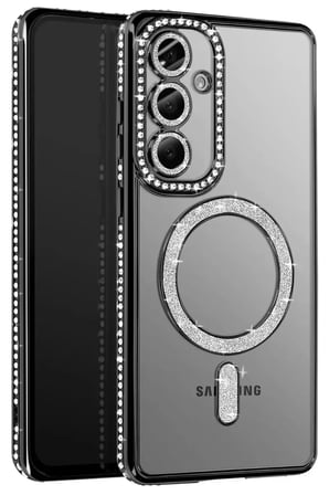 Newface Samsung Galaxy S26 Joke Simli Magneticsafe Kılıf - Siyah