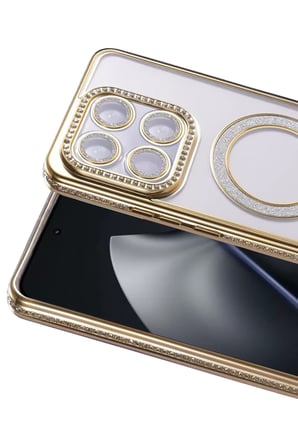 Newface Xiaomi Mi 15T Pro Joke Simli Magneticsafe Kılıf - Gold