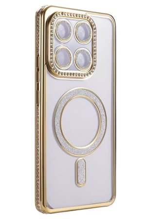 Newface Xiaomi Mi 15T Pro Joke Simli Magneticsafe Kılıf - Gold