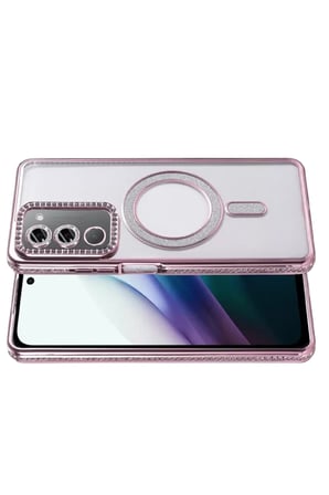 Newface Xiaomi Redmi 15 4G Joke Simli Magneticsafe Kılıf - Pembe