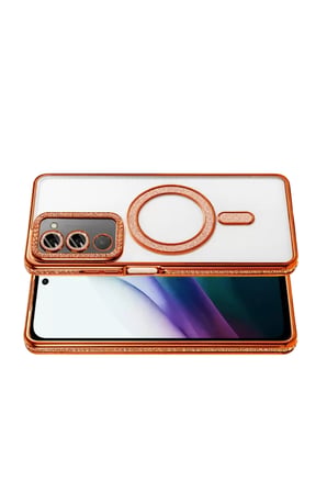 Newface Xiaomi Redmi 15 4G Joke Simli Magneticsafe Kılıf - Turuncu