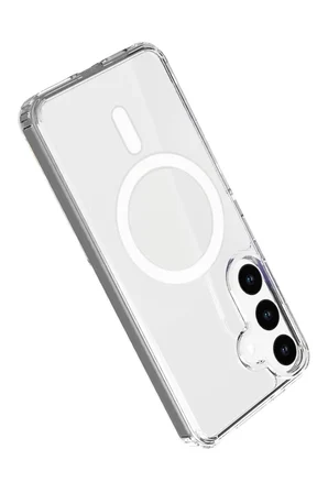 Newface Samsung Galaxy S26 Magneticsafe Şeffaf Silikon - Şeffaf