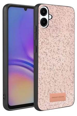 Onegif Samsung Galaxy A07 4G Bright Simli Kapak - Pembe