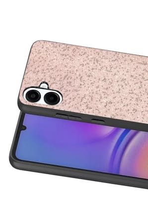 Onegif Samsung Galaxy A07 4G Bright Simli Kapak - Pembe