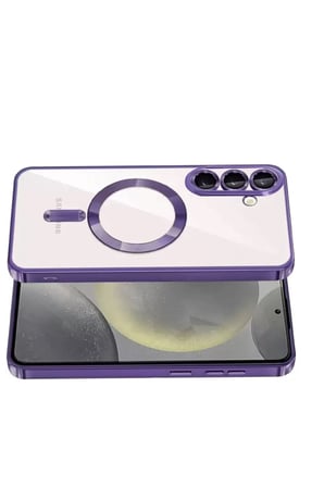 Newface Samsung Galaxy A57 5G Kross Magneticsafe Kapak - Mor