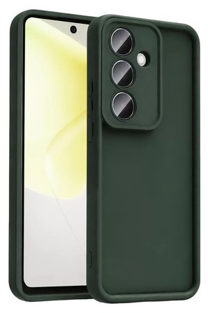 Newface Samsung Galaxy A57 5G Viera Silikon - Koyu Yeşil