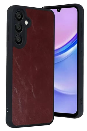 Newface Samsung Galaxy A37 5G Aras Deri Kapak - Bordo