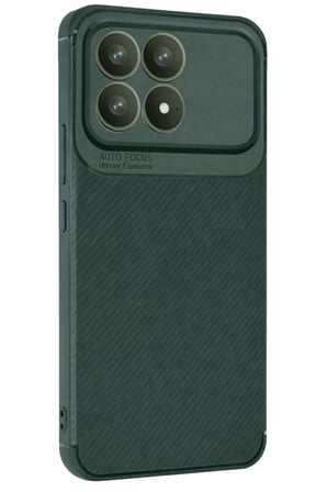 Newface Xiaomi Poco F8 Pro Auto Focus Karbon Kapak - Koyu Yeşil
