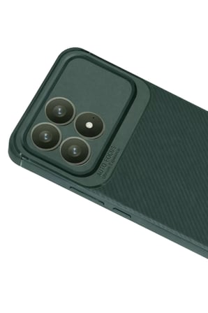 Newface Xiaomi Poco F8 Pro Auto Focus Karbon Kapak - Koyu Yeşil